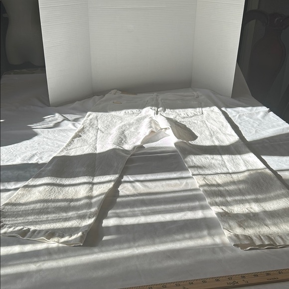 Michael Kors Cream Bootcut Jeans - Picture 7 of 11